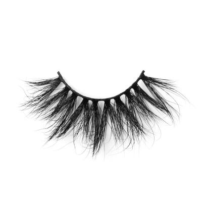 China Luxury Strip 20-30times Long 25mm Soft Neat Mink Lashes Cruelty Free Made Of Real Mink Fur And On Hot Sale Now for sale