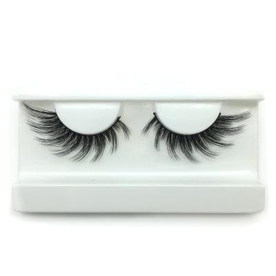 China New Design Winged L Loop Faux Mink Lashes Free Boxes Wing Eeffect Silk Eyelashes Custom Own Logo Full Strip Lashes for sale