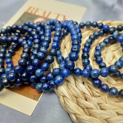 China China high quality different sizes 6mm natural lazulite crystal stone bracelet for wholesale for sale