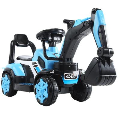 China Wholesale Kids Fashion Electric Car Baby Car Toy Kid Ride On Ride/Music And Artificial Light Quality Battery Operated Good Quality On Car Excavator Toy for sale