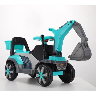 China New Eco-Friendly Material Kids Slide Excavator For 4 Wheels With Flexible Control Of Digging Walls for sale