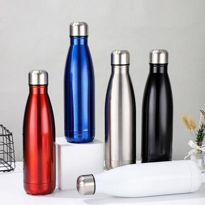 China Stocked Low price 304 stainless steel vacuum flasks &thermoses water flask insulatled sport water bottles for sale