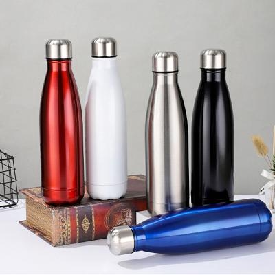 China Stocked Cheap food grade leak proof vacuum flask 304 stainless steel small mouth flask thermos water tumbler for sale