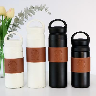 China Stocked Favorite 350ml 500ml 304 stainless steel vacuum double wall temperature water bottle for sale