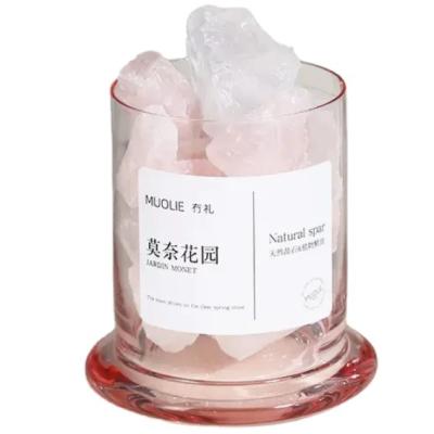 China Flameless MUOLIE Advanced Practical Crystal Expanded Fragrance Stone Scented Candles Gift Box Ramadan Christmas Easter Couples Friends for sale