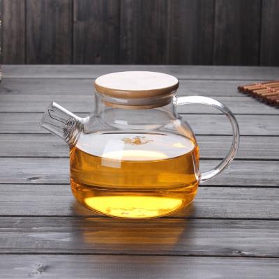 China Viable Custom Made Glass Kettles Stovetop Teapot Borosilicate Glass Safe Glass Teapot And Kettle for sale