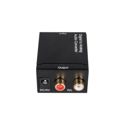 China Portable Digital To Analog Audio Converter With 2 RCA L/R Adapter for sale