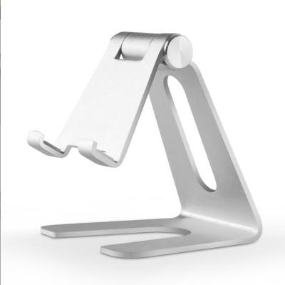 China Adjustable Adjustable Aluminum Alloy Stand Holder For Desktop Mobile Phone Tablet Mobile Phone Holder Metal Stand for sale