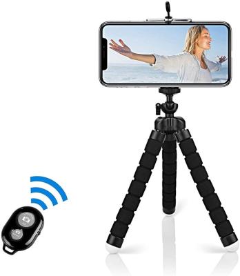 China Adjustable Flexible Sponge Octopus Tripod with Wireless Remote, Mini Tripod Stand for Cameras/GoPros/Mobile Devices for sale