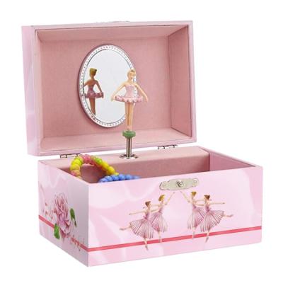 China Gift Box Amazon Christmas Carousel Dancing Ballerina Jewelry Handcrafted Music Box for sale