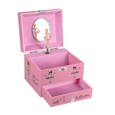 China Carousel For Sale Classic Box Jewelry Classic DIY Music Box Hand Crank Lightweight Music Box Toy for sale