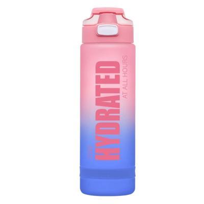 China Industrial Plastic Sports Water Bottle 1000ml Water Bottle Reminder For Drinking Water Bottle for sale