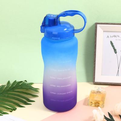 China Industrial Water Bottle For Gym Water Bottle Motivational Plastic Mineral Water Bottles for sale