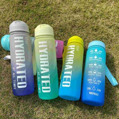 China 32oz Large Capacity Water Bottle Custom Clear Plastic Water Bottle Plastic Mineral Water Bottle for sale