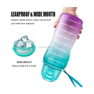 China 2.2L Viable Water Bottle Tritan Plastic Water Bottle Colored Water Bottle for sale