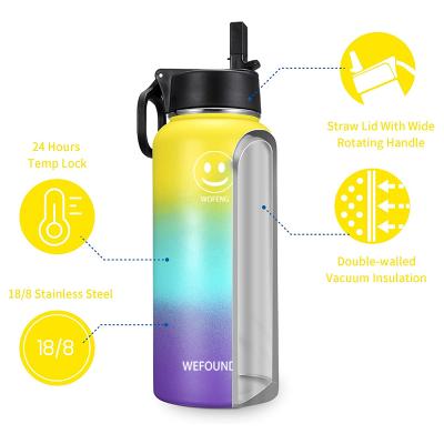 China New 32Oz Large Capacity Kids Thermal Double Wall Vacuum Insulated Sports Stainless Steel Water Bottle for sale