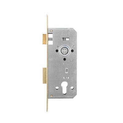 China Iron Meggo Good Quality Color Zinc Square Tongue Lock Door Entry Door Lock Body Door Accessories for sale