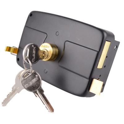 China Black Rim Lock Cylinder Lock Body Door Lock 140MM C-002 for sale