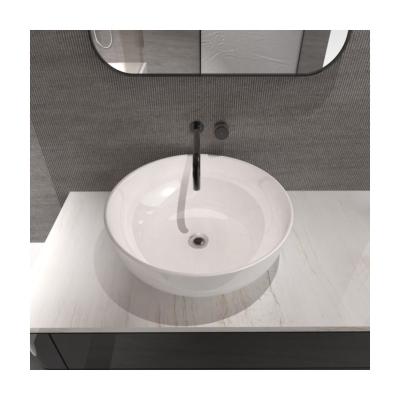 China New Design Cheap Price Bathroom Sink Fully Concealed Fixing Ceramic Basin for sale