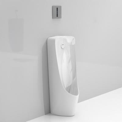 China Cheap Chinese Bathroom Wall Mounted Automatic Sensor Toilet Urinal Piss Ceramic Urinal For Public Places for sale