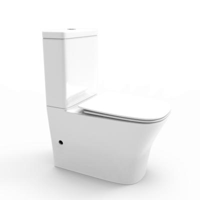 China New Design Double-Flow Modern Sanitary Ware Bathroom Two Piece Ceramic Toilet for sale