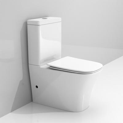 China Double-flush made in China cheap price wash down two piece toilet for sale for sale