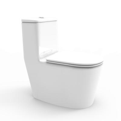 China Chinese Wholesale Double-Flow One-Piece Siphon Around Shape Ceramic Toilet for sale