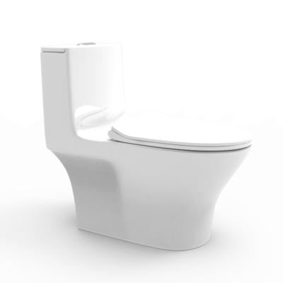 China Double-Flow Ceramic Sanitary Ware Bathroom Water Closet One Piece Toilet for sale