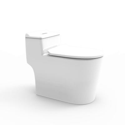 China Oval Custom Made Ceramic Toilet One Piece Flush Double-Flow Double-Flow Hotel 3/4.5L Modern Round Flush Flooring Round Water Saving for sale