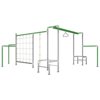 China Galvanized Steel Frame Other Sports Entertainment Products Backyard Swing Set Playground Set for sale