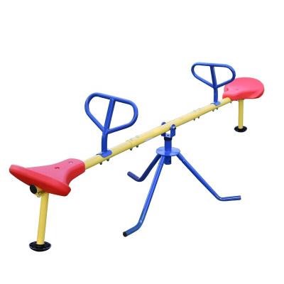 China High Quality Non-slip Outdoor Amusement Park With Play Steel Frame Metal Swivel Powder-Coated Seesaws Seesaws For Kids for sale