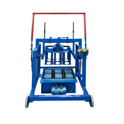 China Cement Interlocking Manual Block Making Machine Hydraulic Pressure Method for sale