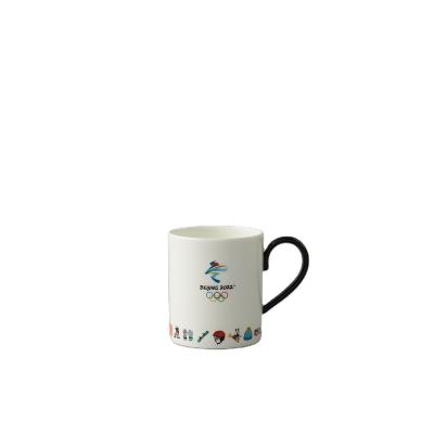 China 2022 Wholesale winter viable auratic Olmpic 12oz Ice Nordic Ceramic Mugs Handle Tea Coffee Mug for sale