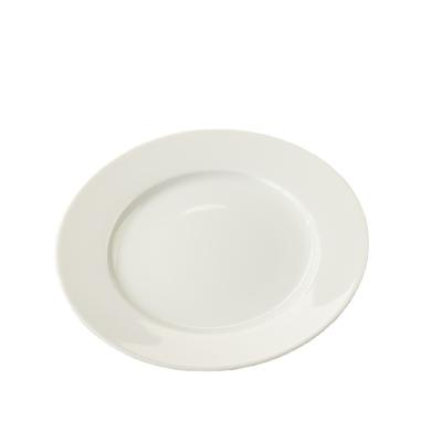 China Aurartic Hotel Restaurant Wedding Viable Custom Minimalist White Tableware Ceramic Dinner Dishes Dish for sale