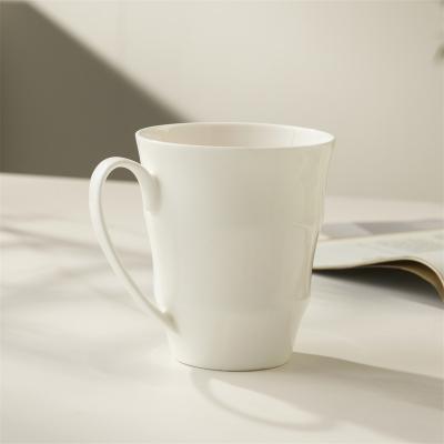 China Factory Customized Original Factory Customized Auratic Viable Coffee Tea Coffee Tea Cup Solo Cup High Quality European White Ceramic Porcelain Tableware for sale