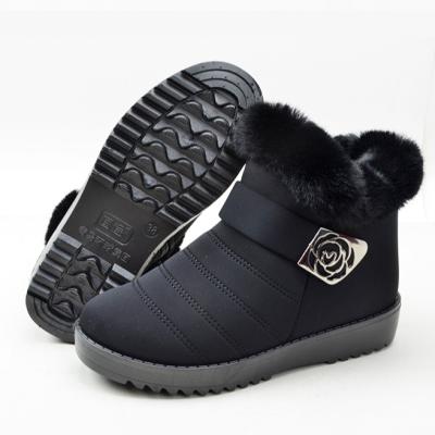 China Factory direct sales breathable artificial fur bootie winter snow boots for sale