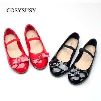 China Wholesale Patent RTS Factory Round Top Girls Bow Ballet Flat Children Sports Shoes for sale