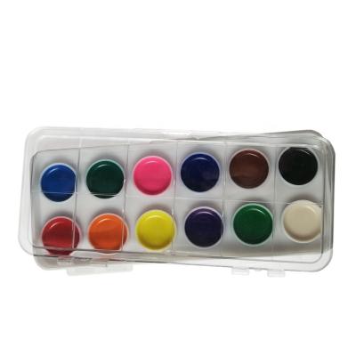 China Mini Non-Toxic Washable Watercolor Paint Tray Set for sale