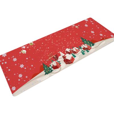 China Latest Hot Sale Cheap Christmas Custom High Quality Floor Washable Non Slip Washable Kitchen Mat for sale