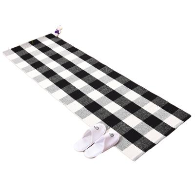 China Factory Sale Custom High Quality Single Washable Living Room Bedroom Bathroom Plaid Non Slip Blanket for sale