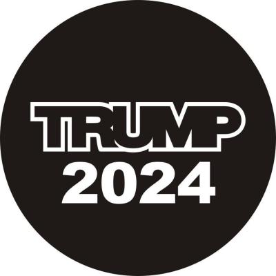 China H16 Fashion Car Trump Sticker Trump Campaign Magnetic Custom Bumper Die Cut 2024 Sticker for sale