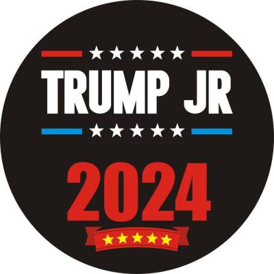 China Color Permanence H17 Magnetic Custom Car Sticker Trump Campaign Bumper Sticker 2024 for sale