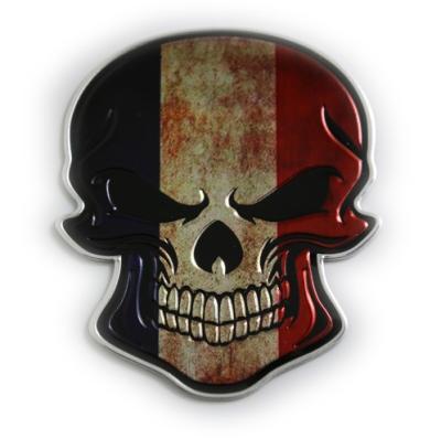 China Custom Skull Flags And Crossbones Stickers Reflective Stickers Tops Professional Sticker Wholesaler for sale