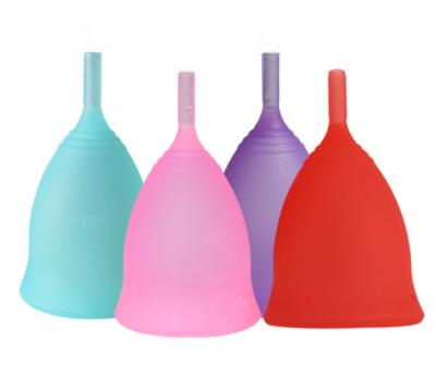 China Hot Selling Long Stick Style Woman Care Menstrual Cup S/L for sale