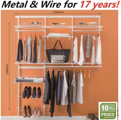 China Wardrobe Closet Walk In Closet Shelving System for sale