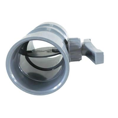 China Wear And Corrosion Resistance PP Manual Air Check Valve Flow Control Air Regulator Pneumatic Valve Interlocked Manual Plastic Air Duct Dampers for sale