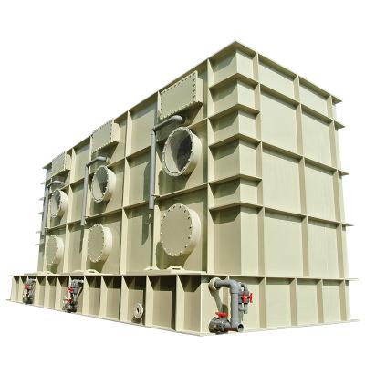 China Building Material Shops Industrial Dust Collector Manufacturers For Acid Mist Removing By Horizontal PP Chemical Gas Scrubber for sale