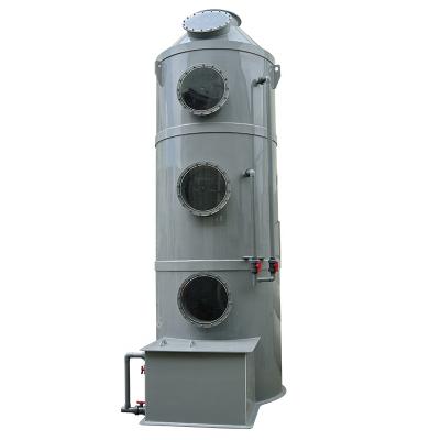 China Chemical Plant Pollution Control Equipment Gas Building Material Stores Wet HCL Scrubber / Vapor Hood Scrubber for sale