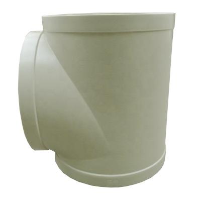 China Air PP And PVC Pipe Fitting / Plastic Three Way Tee for sale