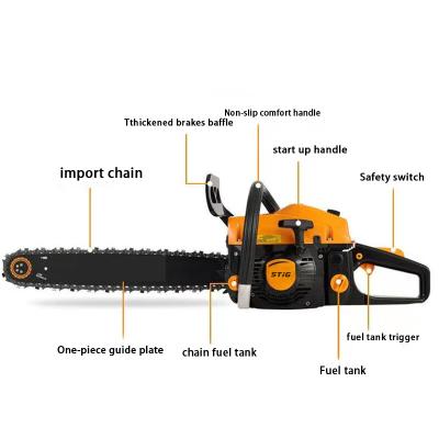 China ABS+Aluminum Alloy Chainsaw Chinese Electric Parts Hot Selling Portable Chainsaw Small for sale